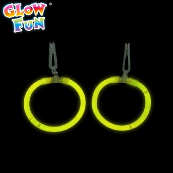 Glow Stick Hoop Earrings for Party Toy