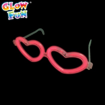 Multi Color Glow Sticks Heart Shaped Glasses Light Party