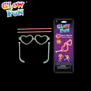 Multi Color Glow Sticks Heart Shaped Glasses Light Party